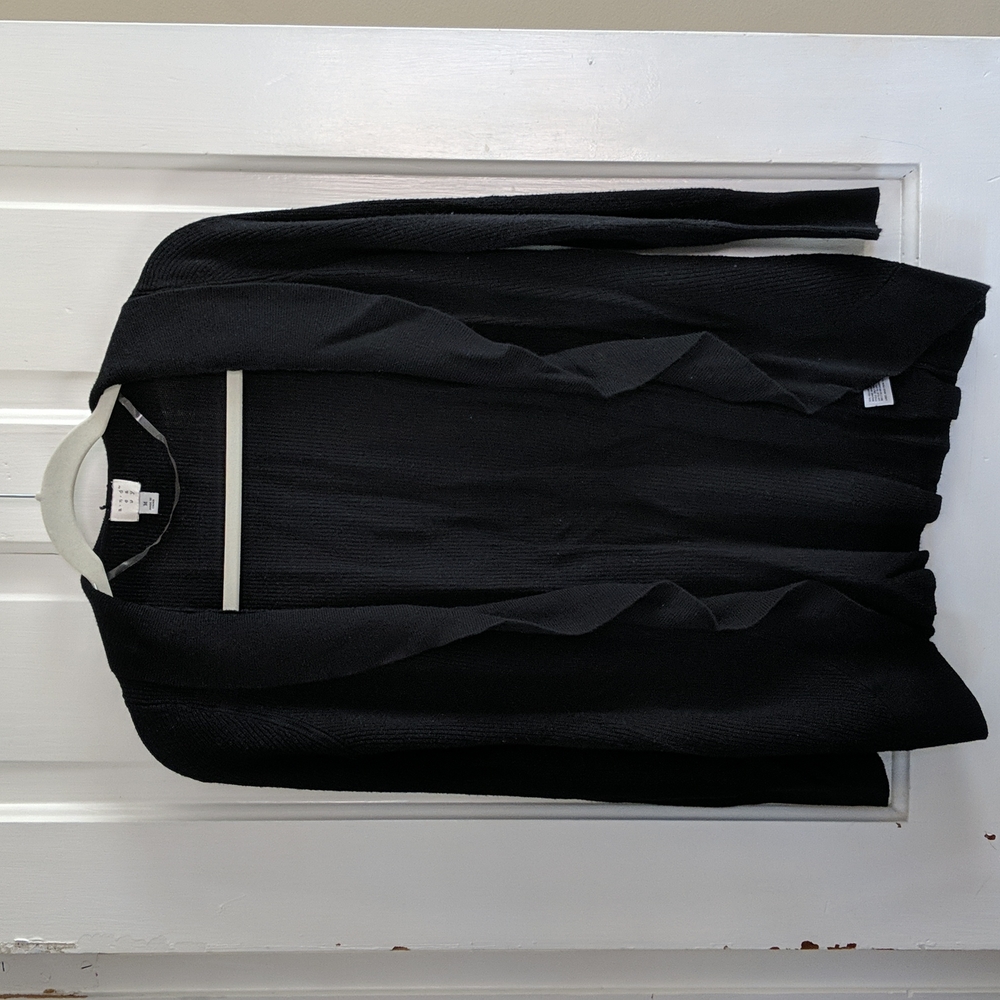 long sleeve drape cardigan